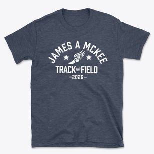 James A Mckee Elementary School Track and Field Basic T-Shirt