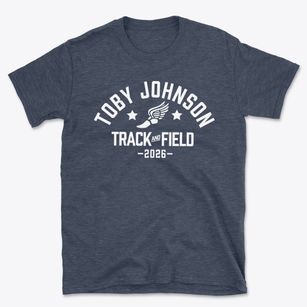 Toby Johnson Middle School Track and Field Basic T-Shirt