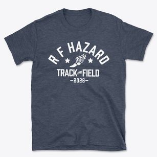 R F Hazard Elementary School Track and Field Basic T-Shirt