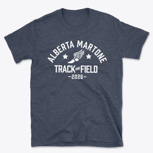 Alberta Martone Elementary School Track and Field Basic T-Shirt