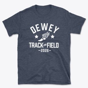 Dewey Elementary School Track and Field Basic T-Shirt