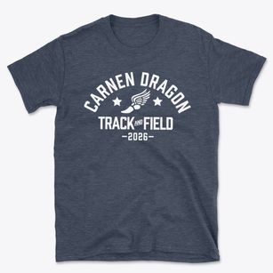 Carnen Dragon Elementary School Track and Field Basic T-Shirt