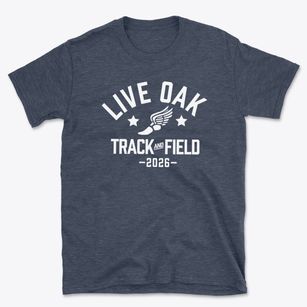 Live Oak Elementary & Middle School Track and Field Basic T-Shirt
