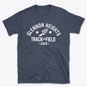 Glennon Heights Elementary School Track and Field Basic T-Shirt