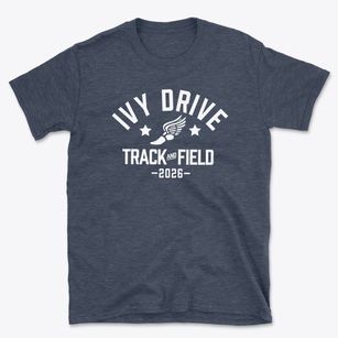 Ivy Drive Elementary School Track and Field Basic T-Shirt