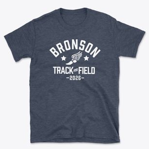 Bronson Senior High School Track and Field Basic T-Shirt