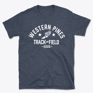 Western Pines Middle School Track and Field Basic T-Shirt