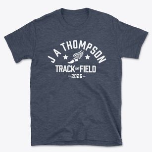 J A Thompson Elementary School Track and Field Basic T-Shirt
