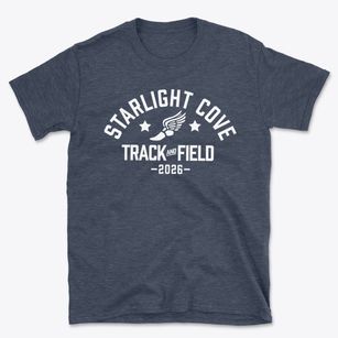 Starlight Cove Elementary School Track and Field Basic T-Shirt