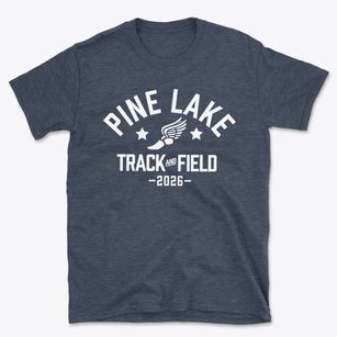 Pine Lake Elementary School Track and Field Basic T-Shirt