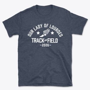 Our Lady Of Lourdes Academy Track and Field Basic T-Shirt