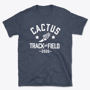 Cactus Middle School Track and Field Basic T-Shirt