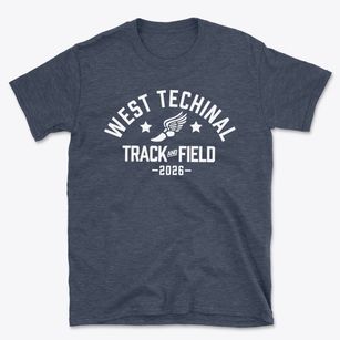 West Techinal Education Center Track and Field Basic T-Shirt