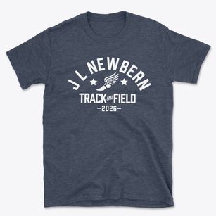 J L Newbern Middle School Track and Field Basic T-Shirt