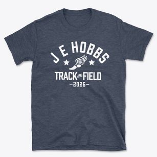 J E Hobbs Elementary School Track and Field Basic T-Shirt