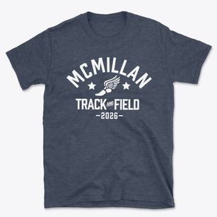 Mcmillan Elementary School Track and Field Basic T-Shirt