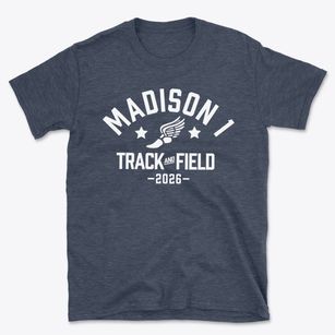 Madison 1 Middle School Track and Field Basic T-Shirt