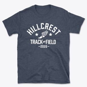 Hillcrest Elementary School Track and Field Basic T-Shirt