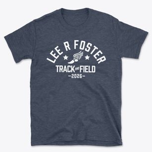 Lee R Foster Elementary School Track and Field Basic T-Shirt
