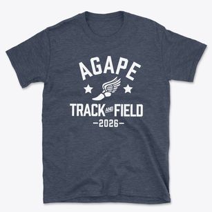 Agape Christian High School Track and Field Basic T-Shirt