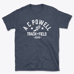 A C Powell Junior Paideia Community Track and Field Basic T-Shirt