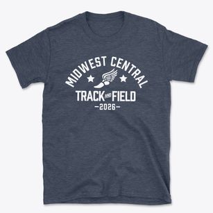 Midwest Central Middle School Track and Field Basic T-Shirt