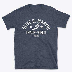 Olive C. Martin School Track and Field Basic T-Shirt