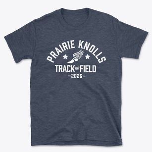 Prairie Knolls Middle School Track and Field Basic T-Shirt