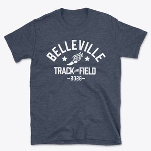 Belleville Township High School Track and Field Basic T-Shirt