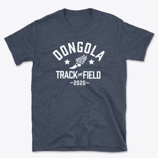 Dongola High School Track and Field Basic T-Shirt