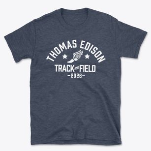 Thomas Edison Middle School Track and Field Basic T-Shirt