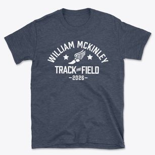 William Mckinley Elementary School 39 Track and Field Basic T-Shirt