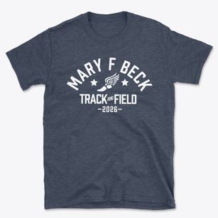 Mary F Beck Elementary School Track and Field Basic T-Shirt