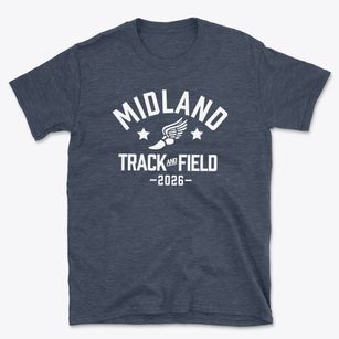 Midland Community Intermediate School Track and Field Basic T-Shirt