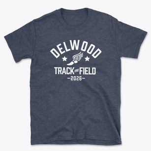 Delwood Elementary School Track and Field Basic T-Shirt