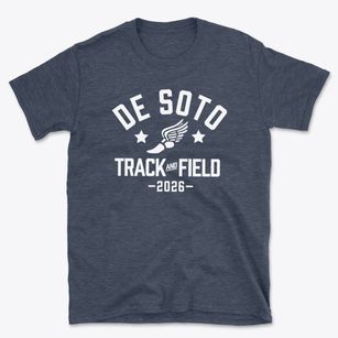 De Soto Senior High School Track and Field Basic T-Shirt