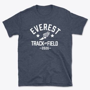 Everest Middle School Track and Field Basic T-Shirt