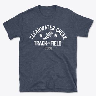 Clearwater Creek Elementary School Track and Field Basic T-Shirt