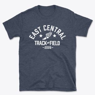 East Central Vocational Cooperative Track and Field Basic T-Shirt