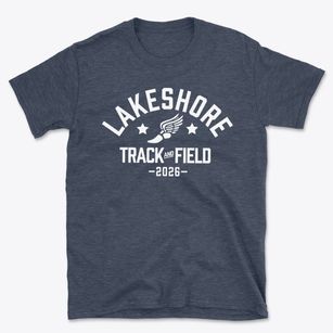 Lakeshore Elementary School Track and Field Basic T-Shirt