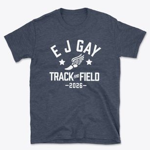 E J Gay Middle School Track and Field Basic T-Shirt