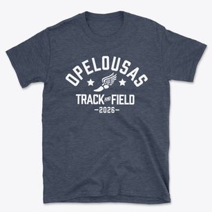 Opelousas High School Track and Field Basic T-Shirt