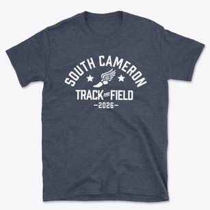 South Cameron Elementary School Track and Field Basic T-Shirt
