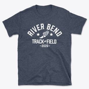 River Bend Elementary School Track and Field Basic T-Shirt