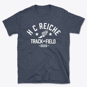 H C Reiche Community Elementary School Track and Field Basic T-Shirt