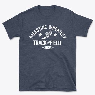 Palestine Wheatley Junior High School Track and Field Basic T-Shirt