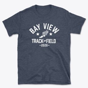 Bay View Elementary School Track and Field Basic T-Shirt