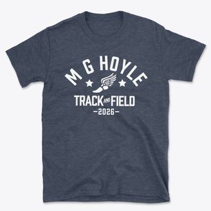 M G Hoyle Elementary School Track and Field Basic T-Shirt
