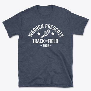 Warren Prescott Elementary School Track and Field Basic T-Shirt