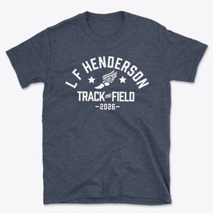 L F Henderson Intermediate School Track and Field Basic T-Shirt